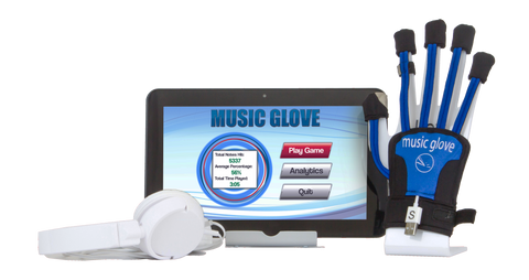 Music Glove Home - kotiharjoitteluun Vasen L